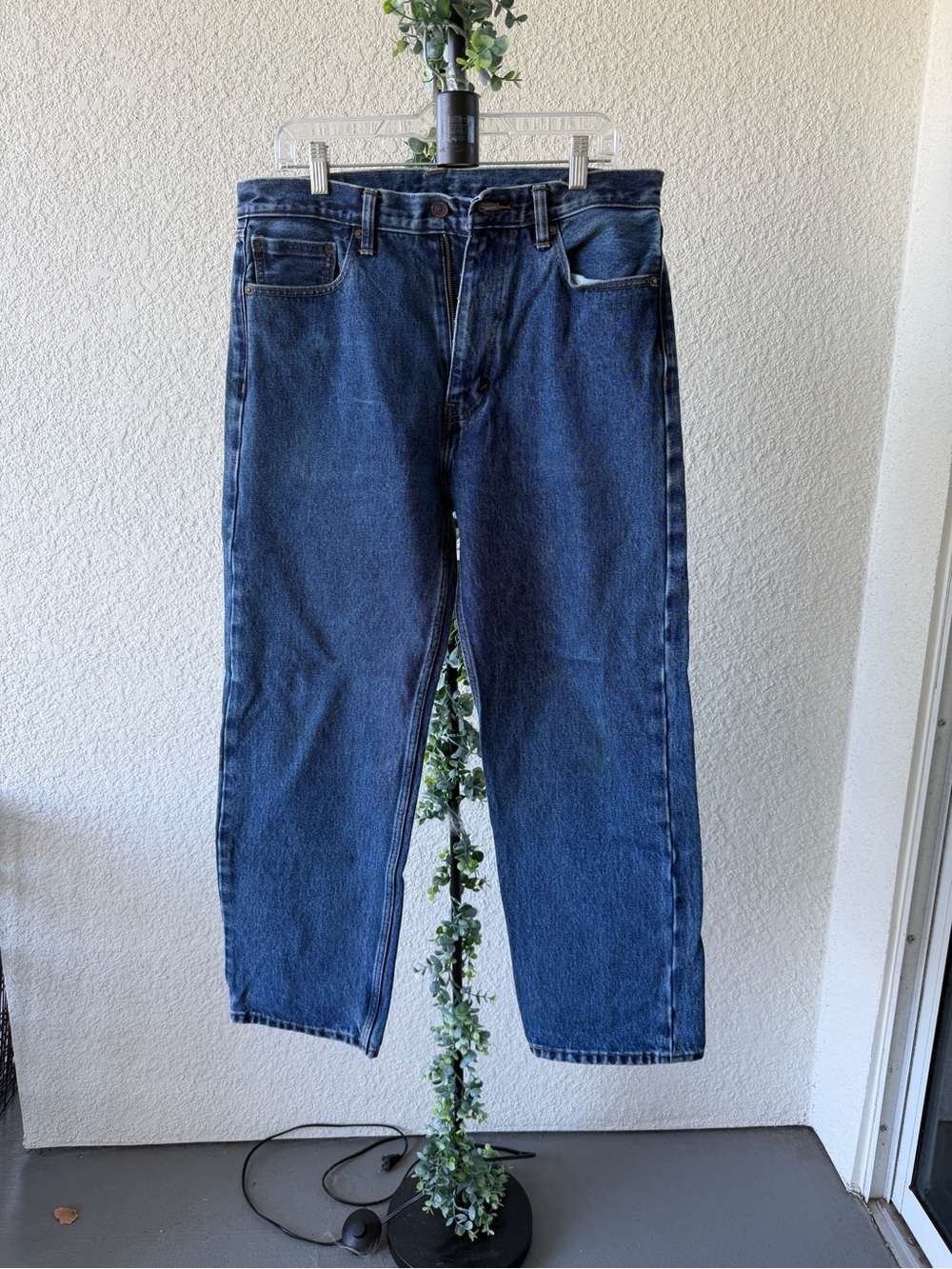 Levi's Men's Dark Blue Relaxed Jeans